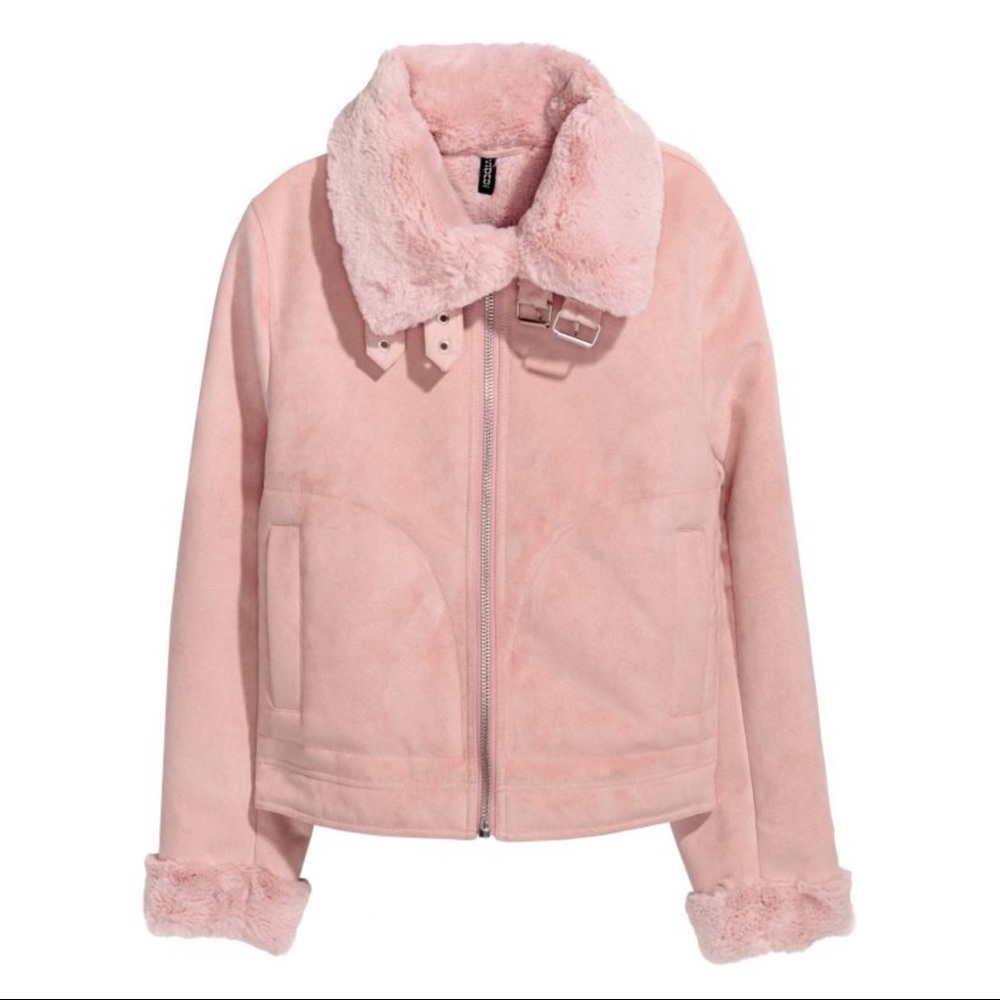 H&M Jacket with Faux Fur Lining